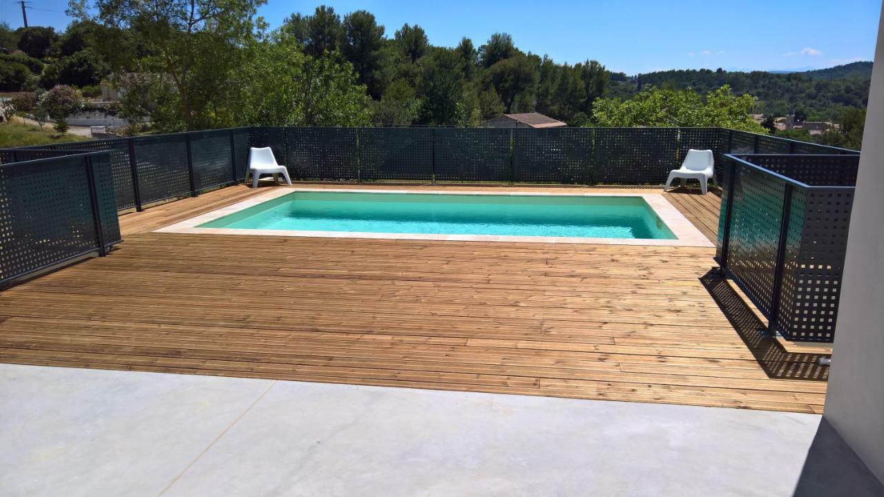 Villa Piscine Sud France Verzeille Exterior foto