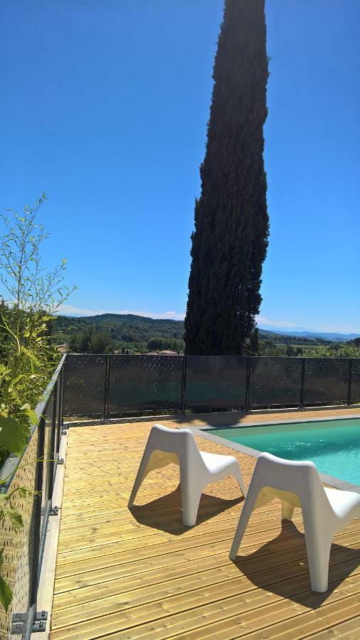Villa Piscine Sud France Verzeille Exterior foto
