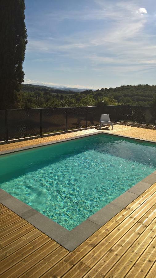Villa Piscine Sud France Verzeille Exterior foto